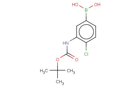 3-(T-BUTOXYCARBONYLAMINO)-4-CHLOROPHENYLBORONIC ACID